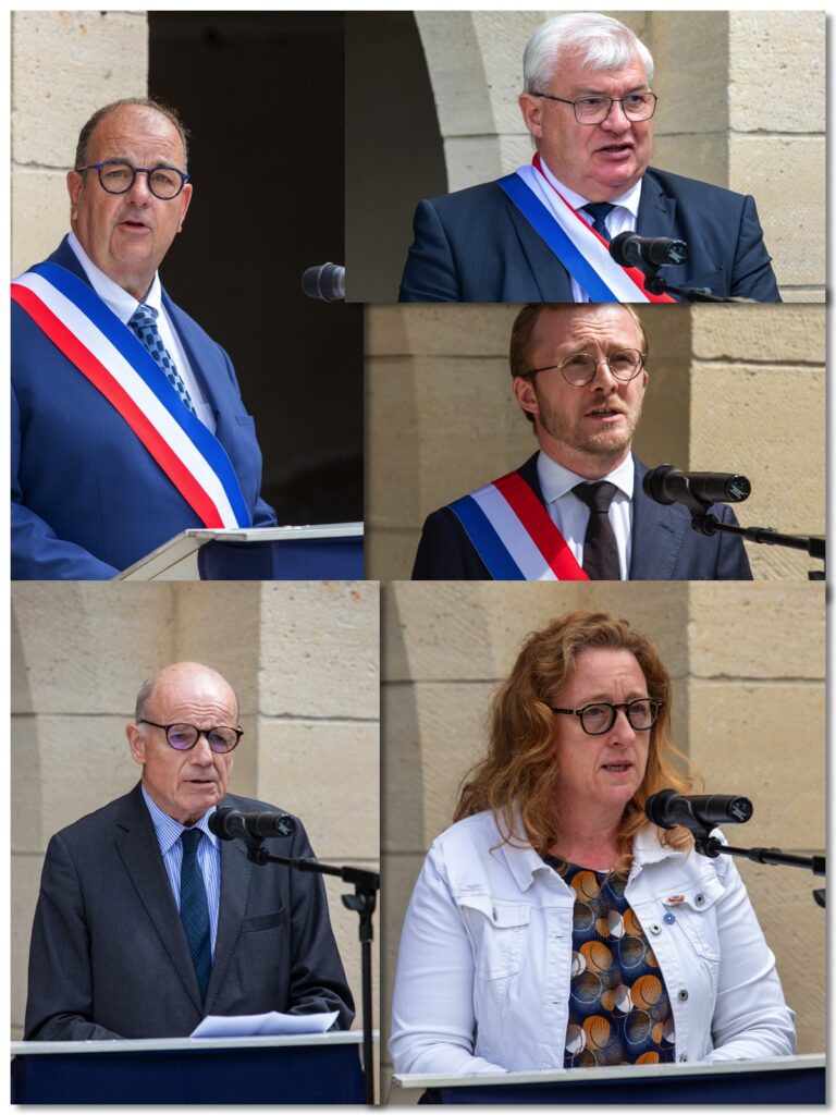 Maire de Dormans, sénateur, député, descendant de la fondatrice, conseillère régionale